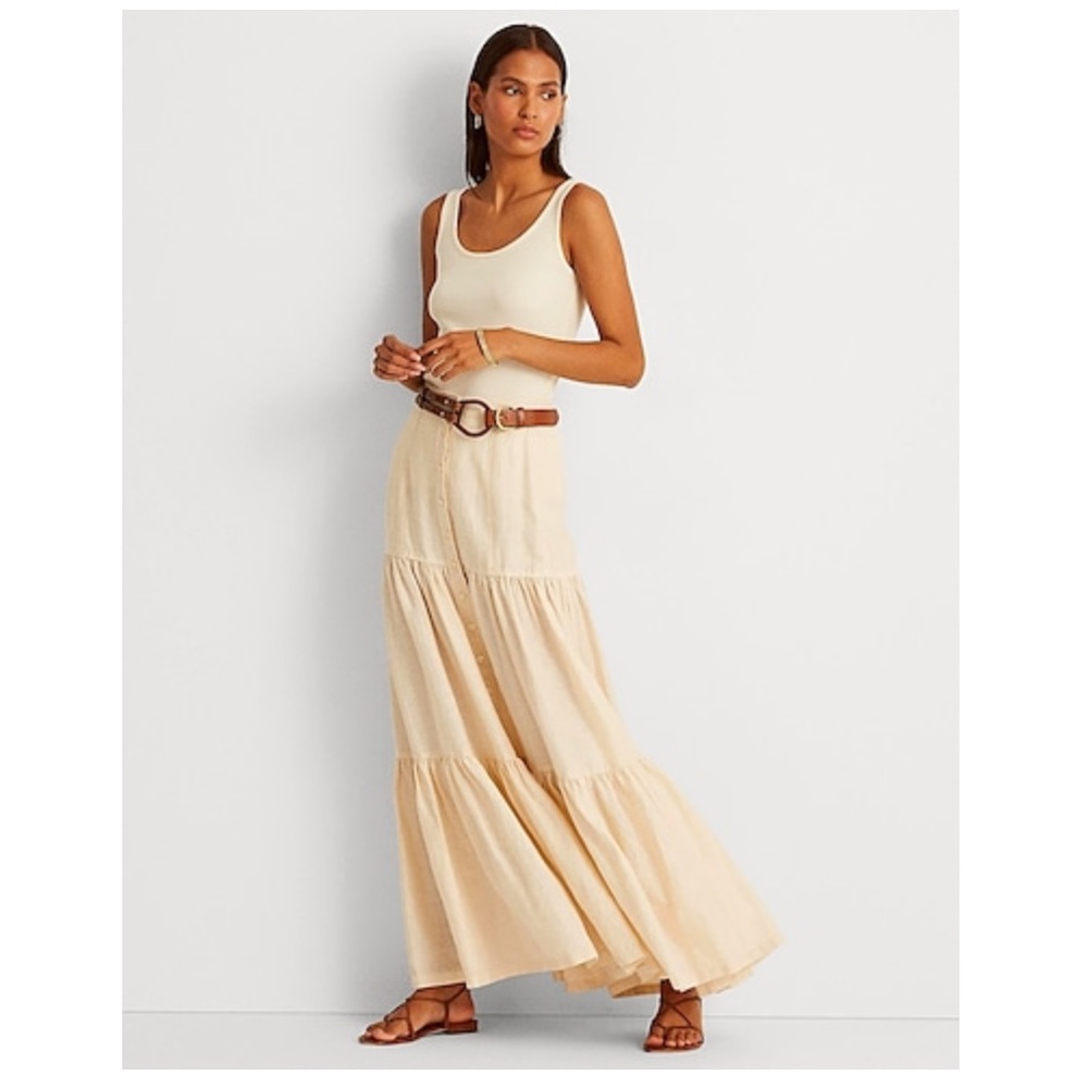 Linen Maxi Skirt